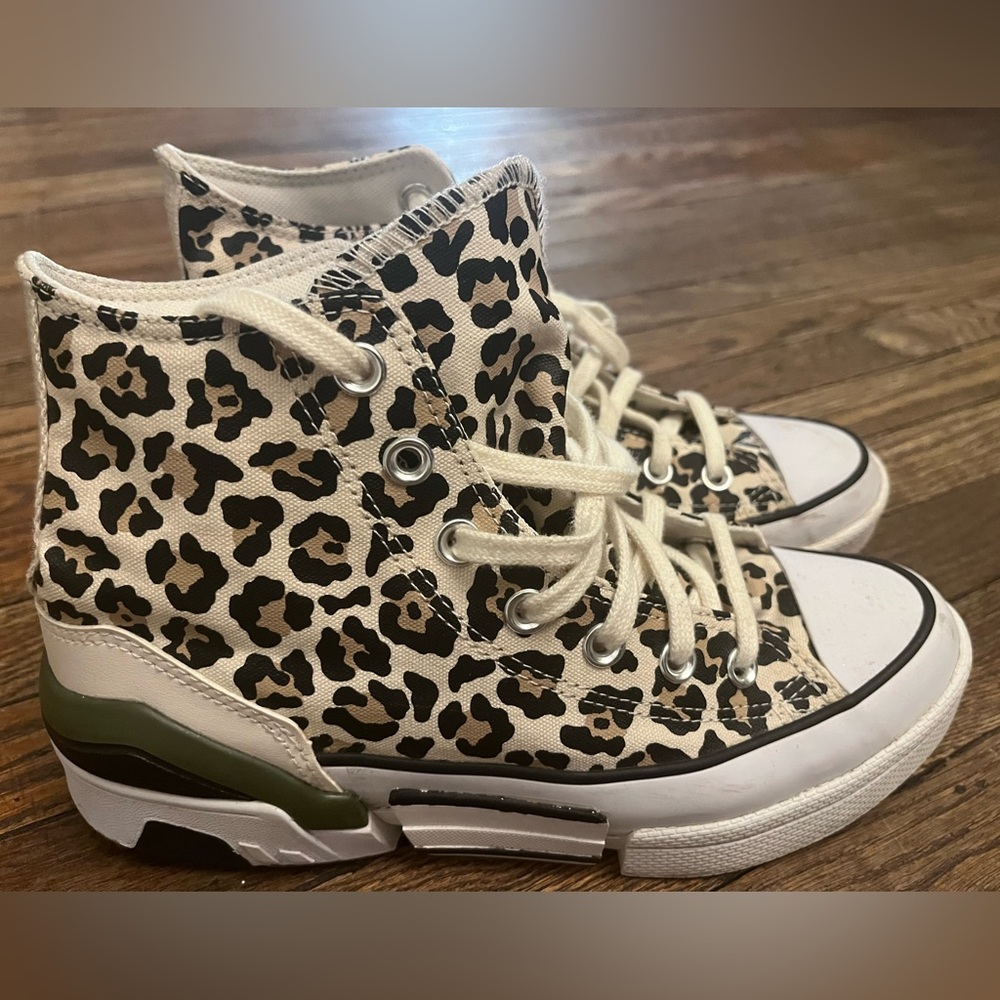 Converse Chuck 70 Hi Leopard Print CPX 571246C Driftwood Womens 7.5